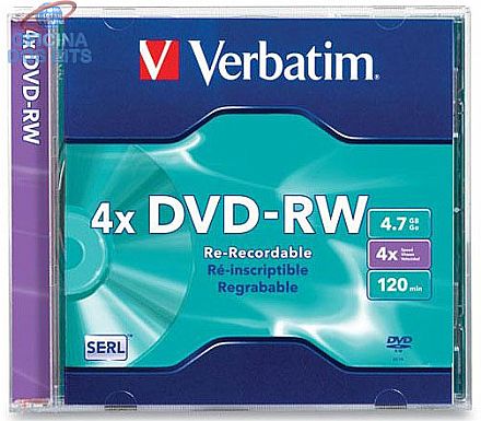 DVD-RW 4.7GB 4x - Regravável - oem - unidade