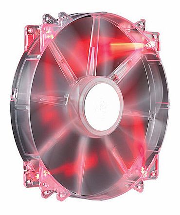 Cooler 200x200mm Cooler Master MegaFlow - 700 RPM - com LED Vermelho - R4-LUS-07AR-GP