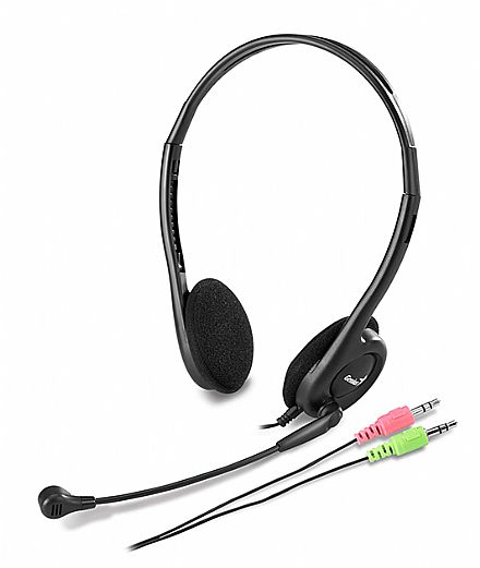 Headset Genius HS-M200C Slim - Cabo 1,8 Metros - com Microfone - Conector P2 - 31710151100