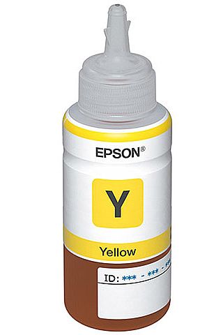 Refil de Tinta Epson T664420 - 70ml - Amarelo - Para Multifuncionais Tanque de Tinta Epson L110/L210/L220/L355/L365/L375/L380/L395/L495/L555