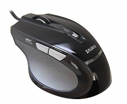 Mouse Gamer Zalman ZM-M400 - 1600dpi - 6 botões