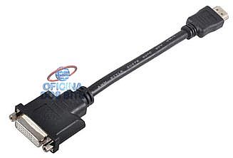 Cabo Adaptador Conversor HDMI para DVI - 15cm - (HDMI M X DVI F) - XFX MA-AP01HD1K