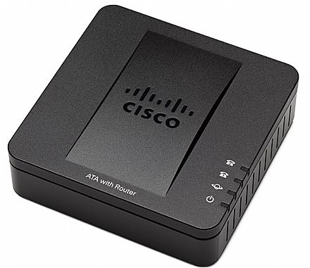 Gateway para VoIP Cisco SPA112 - 2 portas RJ11 - 1 porta RJ45