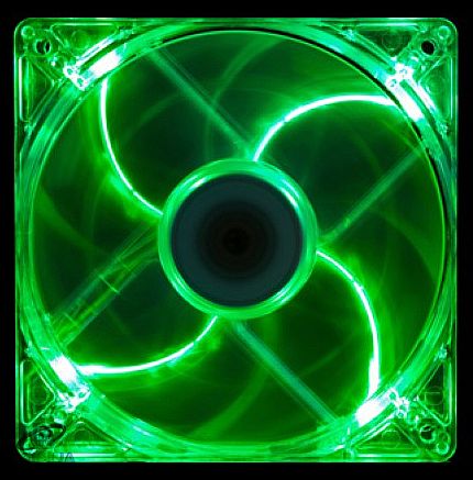 Cooler 120mm Xigmatek Crystal - com LED Verde - CFS-SXGJS-GU1