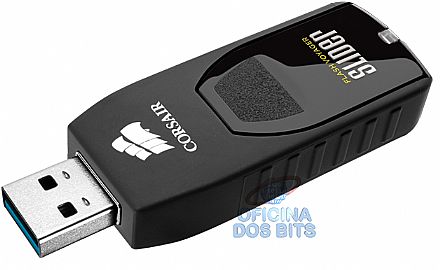 Pen Drive 64GB Corsair Flash Voyager Slider - USB 3.0 - CMFSL3B-64GB