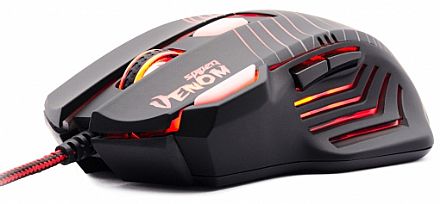 Mouse Gamer Fortrek Spider Venom - 2000dpi - 6 botões - OM704