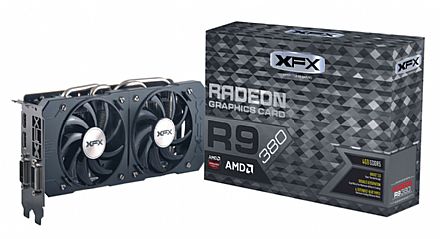 AMD Radeon R9 380 4GB GDDR5 256bits - Double Dissipation - XFX R9-380P-4DF5