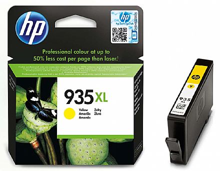 Cartucho HP 935 XL Amarelo - C2P26AL - Para HP Officejet Pro 6830 / HP Officejet Pro 6230
