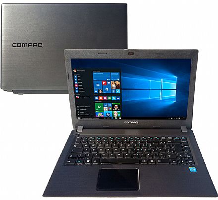 Notebook HP Compaq Presario CQ23 - Tela 14", Intel Celeron Dual Core N2820, 4GB, HD 500GB, Windows 10