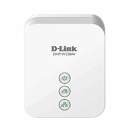 Extensor de Alcance PowerLine D-Link DHP-W220AV - 150Mpbs - Transforme sua Rede Elétrica em uma Rede de Internet