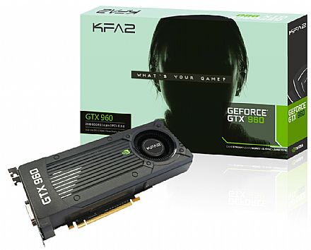 GeForce GTX 960 2GB GDDR5 128bits - Galax 96NPH8DND7UZ