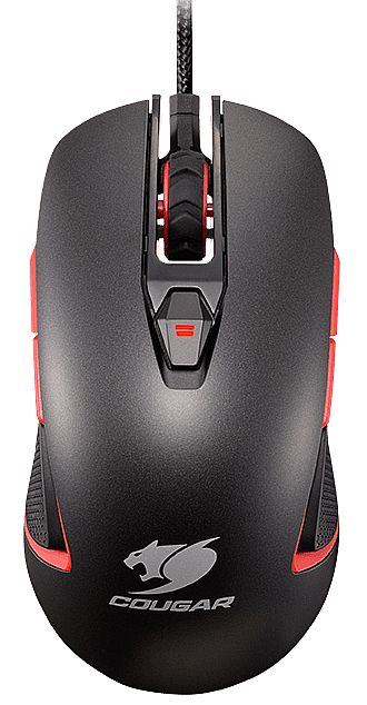 Mouse Gamer Cougar 400M Iron - 4000 dpi - 8 botões programáveis - 1ms - Cinza