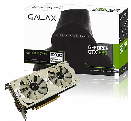 GeForce GTX 960 4GB GDDR5 128bits - Galax 96NPH8DVE8D4