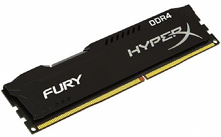 Memória 4GB DDR4 2133MHz Kingston HyperX Fury - Preta - HX421C14FB/4