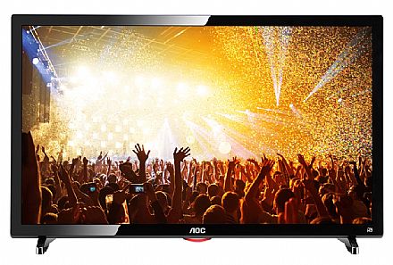 Monitor TV 24" AOC LE24D1461 LED - Full HD - HDMI - Video Player USB - Conversor Digital Integrado