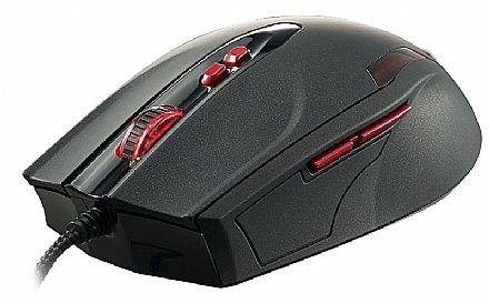 Mouse Gamer Thermaltake eSports Black V2 - 5700dpi - 7 Botões - Controle de Peso - MO-BKV-WDLOBK-01