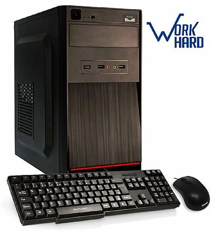 Computador Bits WorkHard 2018 - Intel Core i5, 4GB, HD 500GB, FreeDos, com Mouse e Teclado - Garantia 1 ano