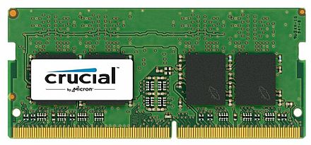 Memória SODIMM 16GB DDR4 2400MHz Crucial - para Notebook - CL17 - CT16G4SFD824A
