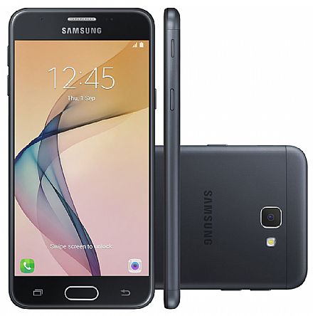 Smartphone Samsung Galaxy J5 Prime Duos - Tela 5" HD, 32GB, Dual Chip, 4G, 13MP, Leitor de Digital - Preto - SM-G570M * Open Box