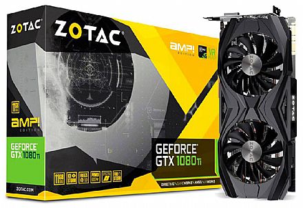 GeForce GTX 1080 Ti 11GB GDDR5X 325bits - AMP! Edition - Zotac ZT-P10810D-10P