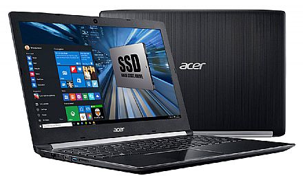 Notebook Acer Aspire A515-51-51UX - Tela 15.6", Intel i5 7200U, 12GB DDR4, SSD 480GB, Windows 10 - Seminovo