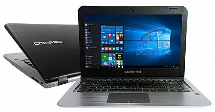 Notebook HP Compaq Presario CQ17 - Tela 14", Intel® Celeron® Dual Core, 4GB, HD 500GB, Leitor de Digital, Windows 10