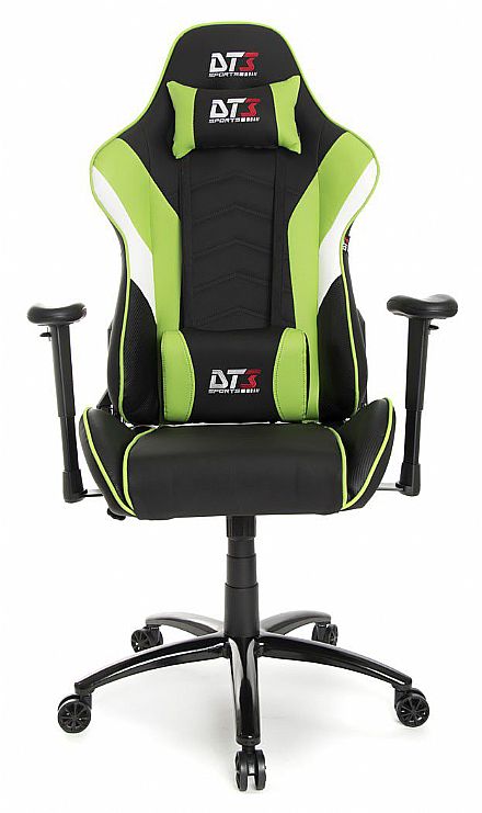 Cadeira Gamer DT3 Sports Elise Light Green - Encosto Reclinável de 180º - Construção em Aço - 10227-2