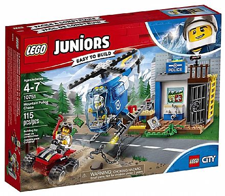 LEGO City Juniors - Perseguição Policial na Montanha - 10751