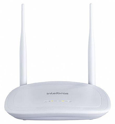 Roteador Wi-Fi Intelbras IWR 3000N - 300Mbps - 2 Antenas de 5dBi - com Modo Repetidor de Sinal