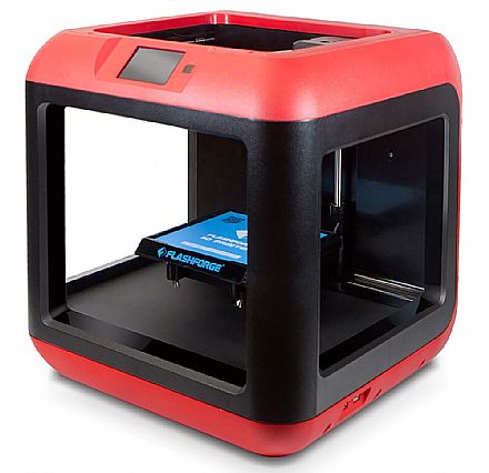 Impressora 3D Flashforge Finder - Velocidade de Impressão 150mm/s - Wi-Fi e USB - Vermelha - 28868