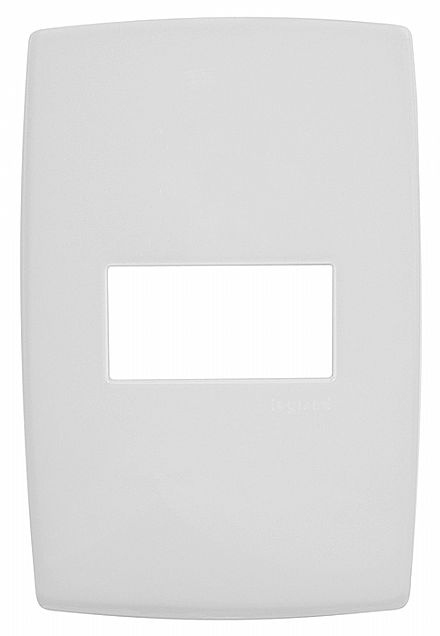 Placa Legrand Pial Plus - para 1 módulo - Branco - 618505