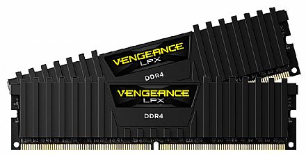 Memória Kit 16GB DDR4 2400MHz (2 x 8GB) - Corsair Vengeance LPX - CMK16GX4M2A2400C16