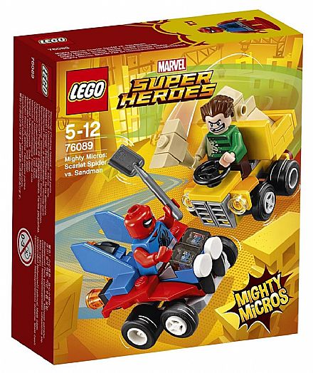 LEGO Marvel Super Heroes - Mighty Micros: Homem-Aranha vs Homem-Areia - 76089