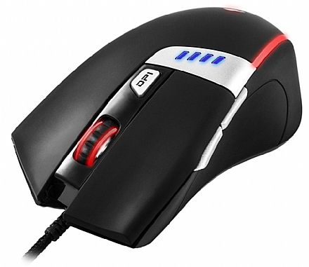 Mouse Gamer C3Tech Griffin - 4000dpi - 6 Botões - Iluminação RGB Personalizável - MG-500BK