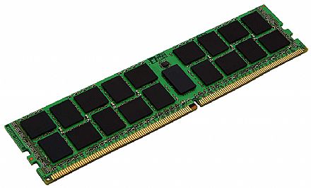 Memória 16GB DDR4 2400MHz Kingston ECC para Servidor - (RDIMM) Registered - KVR24R17D8/16