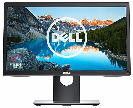 Monitor 19.5" Dell P2018H - HD - Vertical - Regulagem de Altura e Rotação - Suporte VESA - 5ms - 60Hz - USB - Displayport/HDMI/VGA - Outlet - Garantia 90 dias