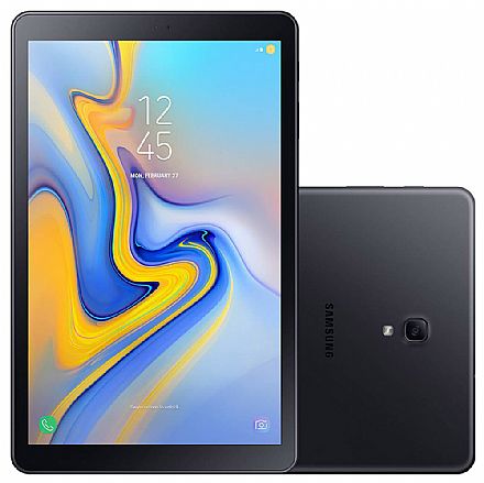 Tablet Samsung Galaxy Tab A T595 - Tela 10.5", Android, 32GB, Octa Core, Wi-Fi + 4G, Câmera 8MP - SM-T595 - Preto