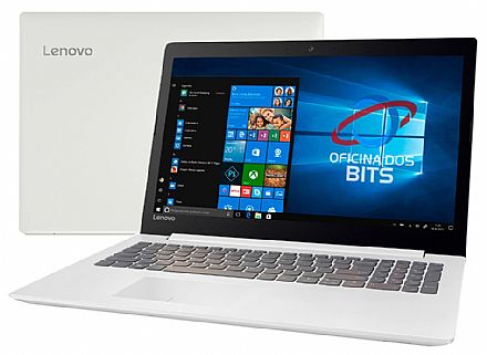 Notebook Lenovo Ideapad 330 - Tela 15.6", Intel i5 8250U, 12GB, SSD 240GB, Intel UHD Graphics 620, Windows 10 - Branco - 81FE000EBR