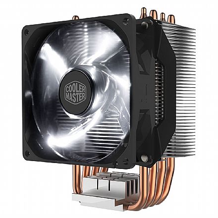Cooler Master Hyper H411R - (AMD / Intel) - 4 heat Pipes de Cobre - com LED Branco - RR-H411-20PW-R1