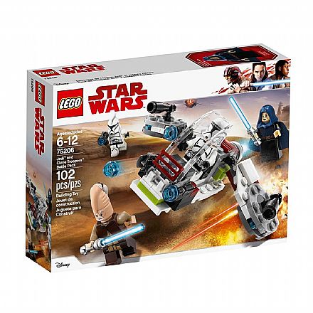 LEGO Star Wars - Conjunto de Combate Jedi e Clone Troopers - 75206