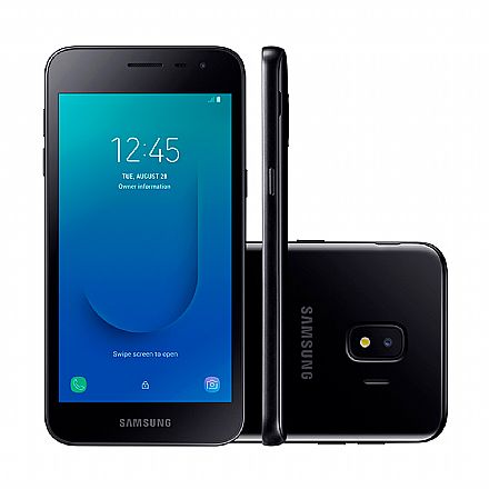 Smartphone Samsung Galaxy J2 Core - Tela 5" qHD, 16GB, Dual Chip 4G, Câmera 8MP - Preto - SM-J260M - Open Box