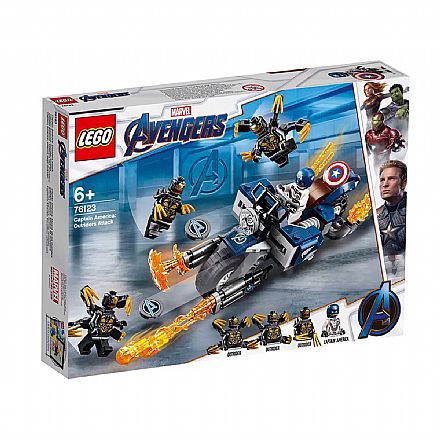 LEGO Marvel Super Heroes - Capitão América: Ataque Outriders - 76123