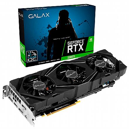 GeForce RTX 2080 Ti 11GB GDDR6 352bits - 1-Click OC - SG Edition - Galax 28IULBUCT2CK