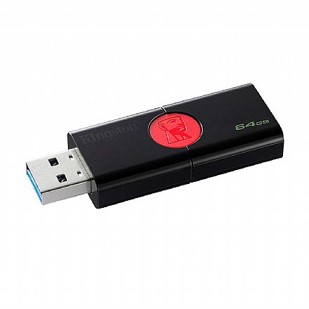 Pen Drive 64GB Kingston DataTraveler 106 - USB 3.0 - DT106/64GB
