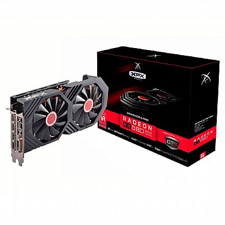 AMD Radeon RX 580 8GB GDDR5 256bits - OC+ GTS XXX Edition - XFX RX-580P8DFD6
