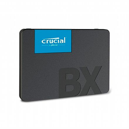 SSD 240GB Crucial BX500 - SATA - Leitura 540 MB/s - Gravação 500MB/s - CT240BX500SSD1