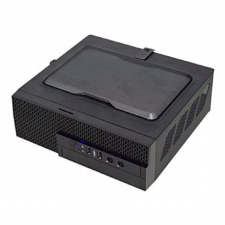 Gabinete K-Mex GI-11S1 - Mini ITX - com Fonte - entradas USB e Áudio