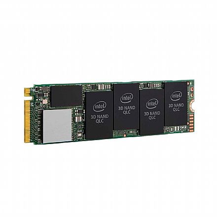 SSD M.2 1TB Intel 660P - NVMe - Leitura 1.800MB/s - Gravação 1800 MB/s - QLC 3D NAND - SSDPEKNW010T8X1