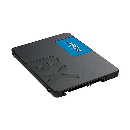 SSD 960GB Crucial BX500 - SATA - Leitura 540MB/s - Gravação 500MB/s - 3D-NAND - CT960BX500SSD1