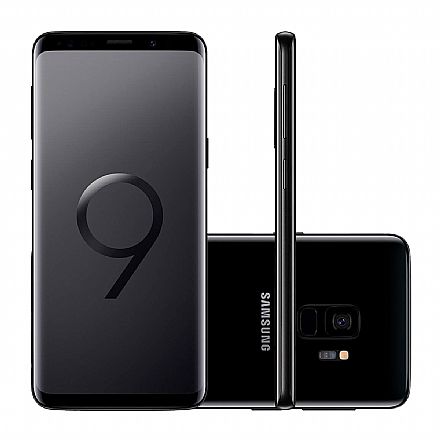 Smartphone Samsung Galaxy S9 - Tela 5.8" Quad HD+, Câmera 12MP, 128GB, Dual Chip, 4G, Octa Core - Preto - SM-G9600/1DL